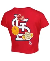 New Era White St. Louis Cardinals Colorblock T-Shirt