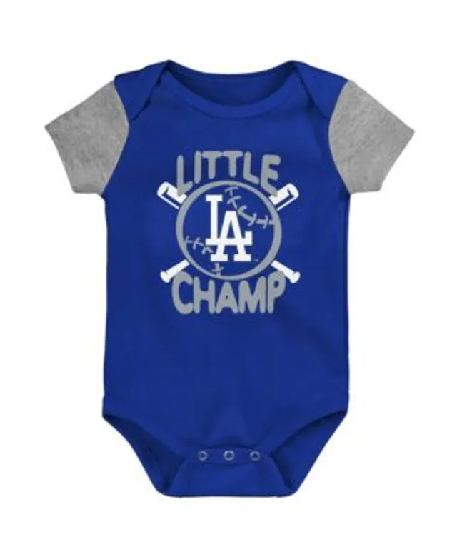 Los Angeles Dodgers Girls Infant Sweet Spot Three-Piece Bodysuit
