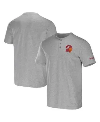 Tampa Bay Buccaneers Junk Food Helmet T-Shirt - Heathered Gray