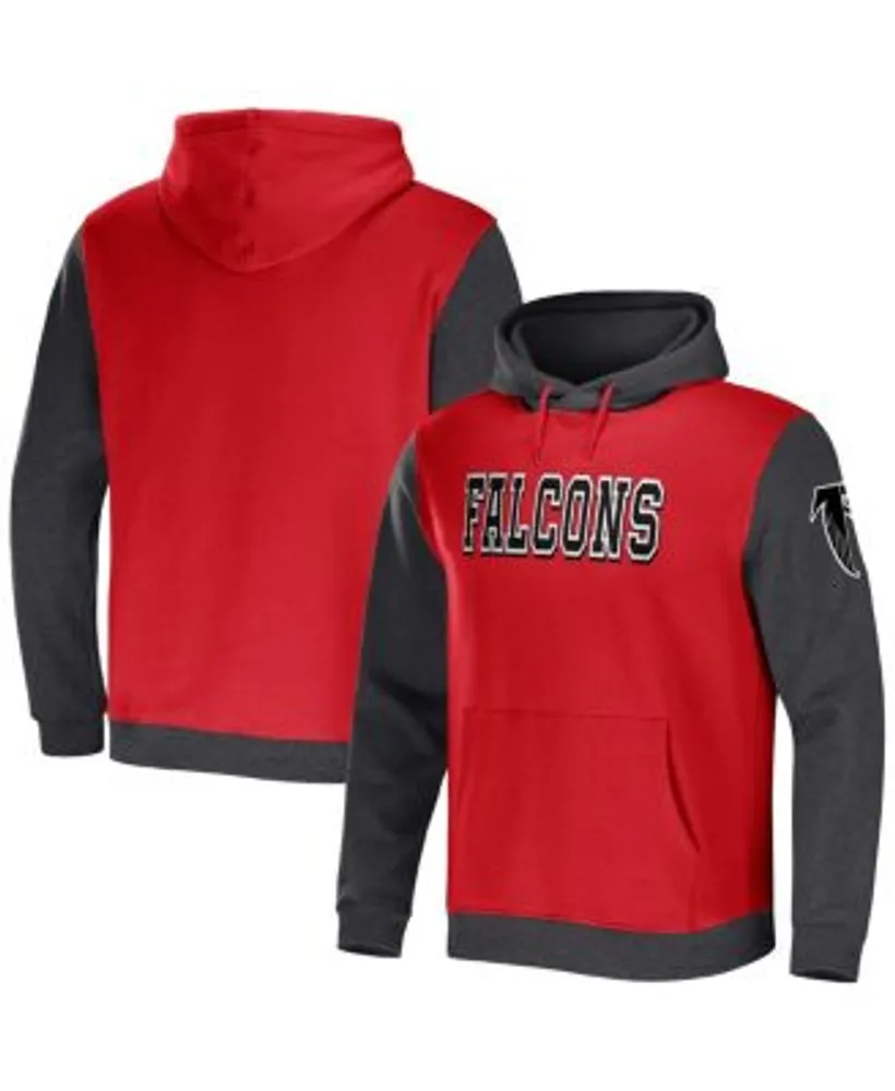 Fanatics Men's NFL x Darius Rucker Collection by Red, Charcoal Atlanta  Falcons Colorblock Pullover Hoodie