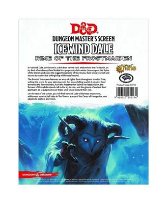 D D Icewind Dale Rime of the Frostmaiden Dungeon Master's Screen Tabletop RPG DM Screen Dungeons Dragons