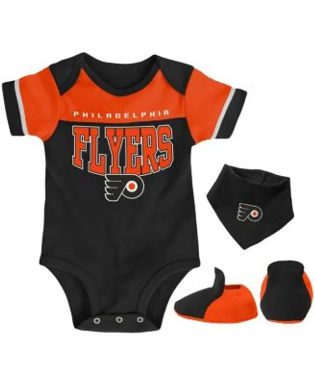 Newborn & Infant Houston Astros Orange/White/Heather Gray Houston Astros  Biggest Little Fan 3-Pack Bodysuit Set