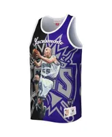 Men's Sacramento Kings Jason Williams Mitchell & Ness Black/Purple