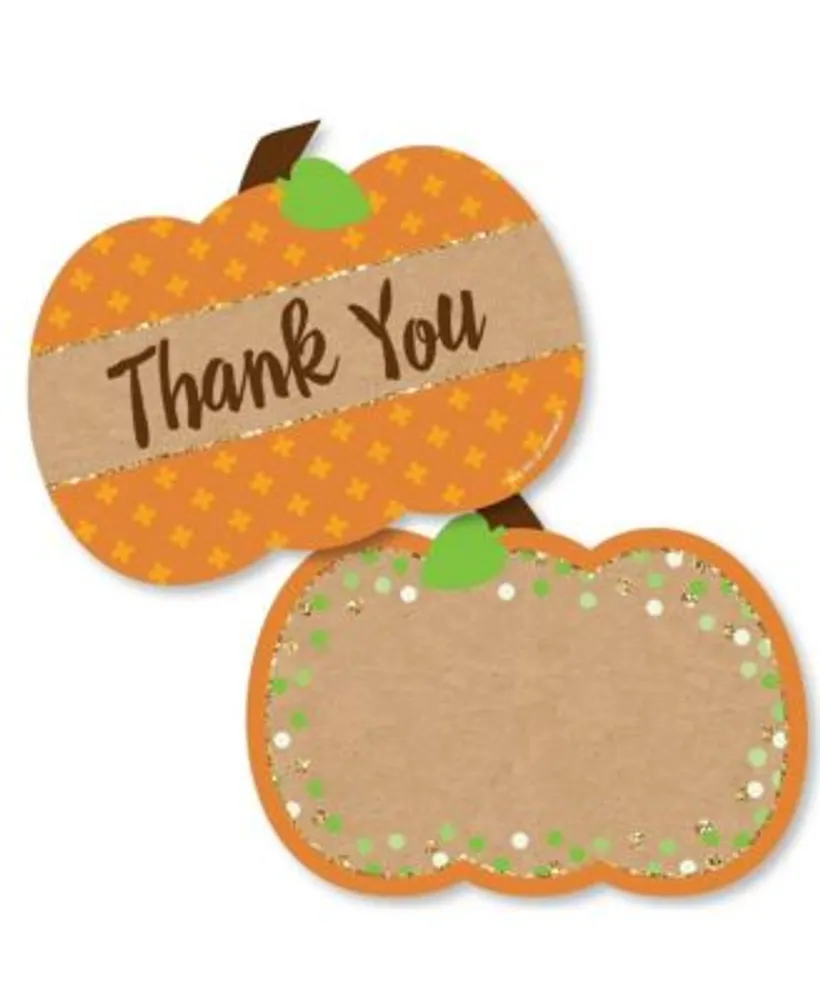 Fall Pumpkin Thank You Card