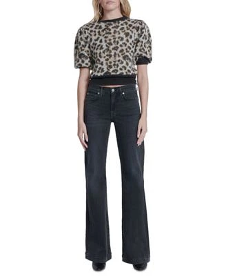 Women's Mid-Rise Wide-Leg Jeans