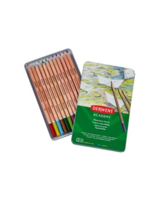 Derwent Watercolor Pencil Collection 12-Piece Tin Set 