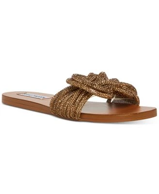 Women's Adore Rhinestone Knotted Flat Sandals