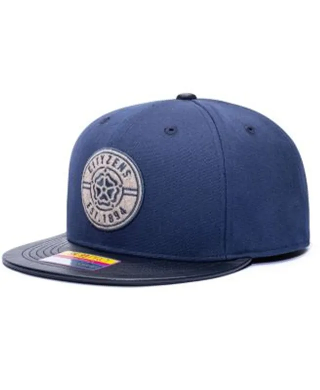 Mitchell & Ness Navy North Carolina Tar Heels Team Pinstripe Snapback Hat