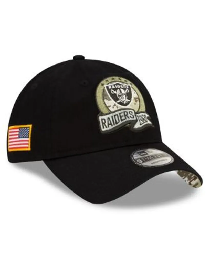 New Era 9FORTY Las Vegas Raiders NFL Strapback Dark Camo Cap