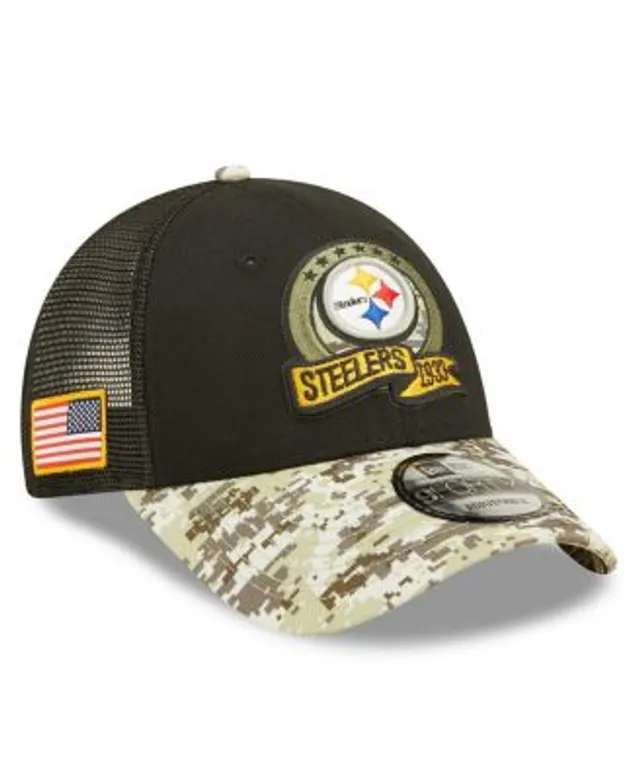 Lids Pittsburgh Steelers New Era Punched Out 39THIRTY Flex Hat