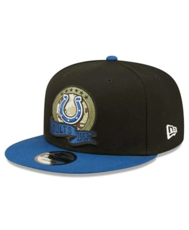 Indianapolis Colts New Era 59FIFTY NFL 7 3/8 Salute to Service Hat Blue/Camo