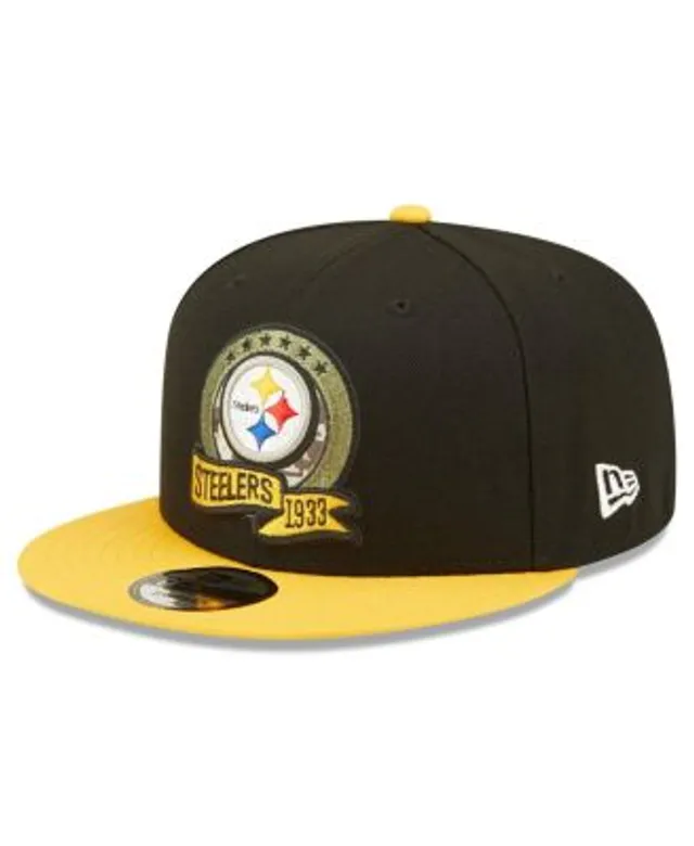 New Era Men's Black, Camo Pittsburgh Steelers 2022 Salute To Service 9FORTY  Snapback Trucker Hat - Macy's