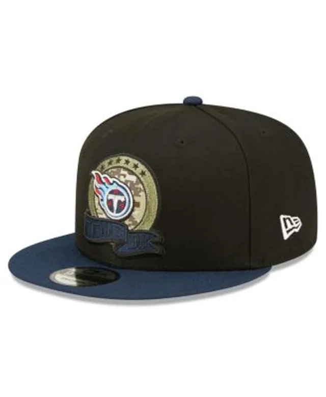 Men's New Era Black/Navy Tennessee Titans 2022 Salute to Service 39THIRTY Flex Hat