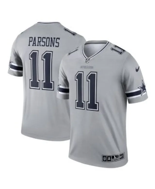 Men's Nike Micah Parsons Gray Dallas Cowboys Inverted Legend Player Jersey