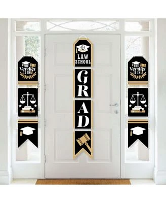 Law School Grad - Hanging Vertical Paper Door Banners Wall Kit Indoor Door Decor