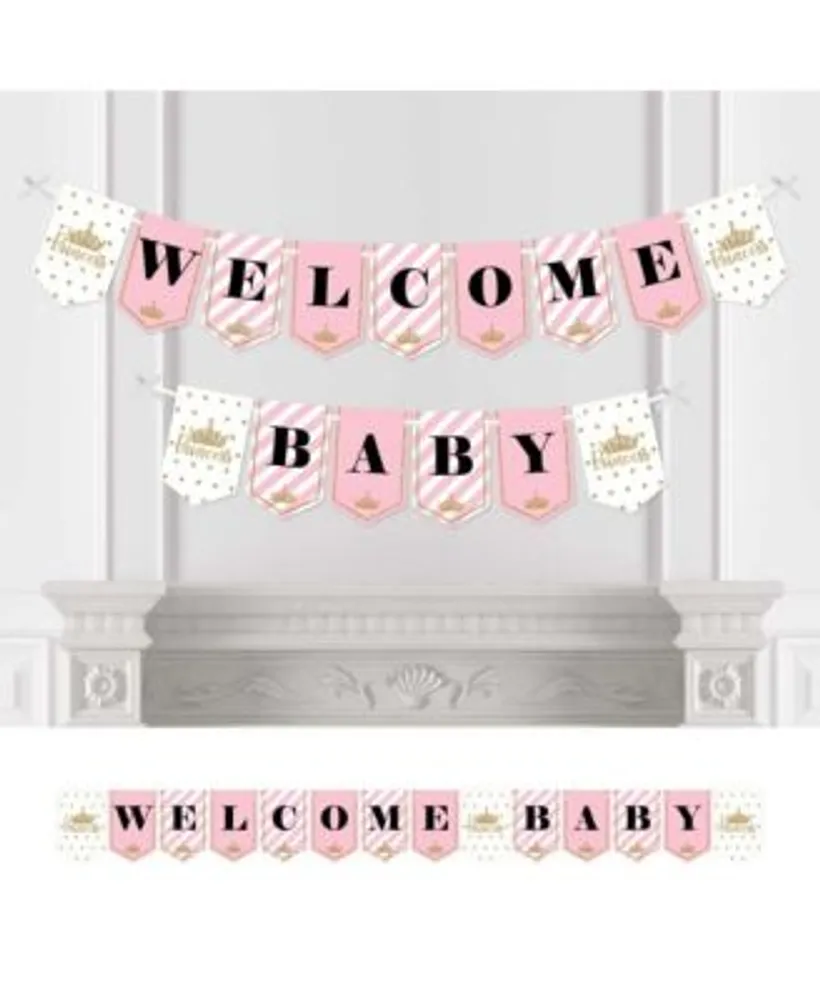 Big Dot of Happiness Honey Bee - Baby Shower Bunting Banner - Party  Decorations - Welcome Baby