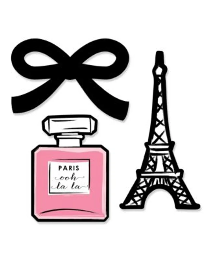 Paris, Ooh La La - Paris Themed Baby Shower or Birthday Party Favor Boxes  12 Ct