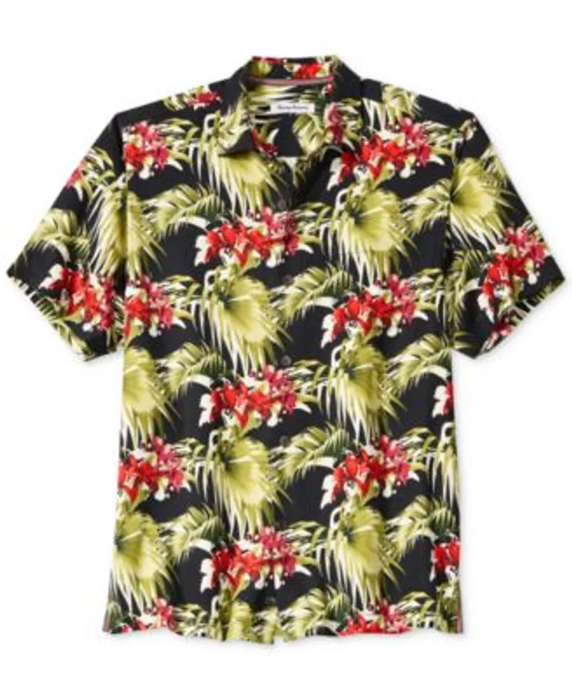 Atlanta Braves Tommy Bahama Bahama Coast Luminescent Fronds IslandZone  Button-Up Camp Shirt - Blue