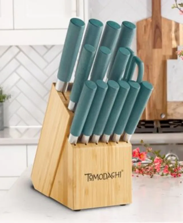 Hampton Forge Epicure Teal 15-Piece Block Set