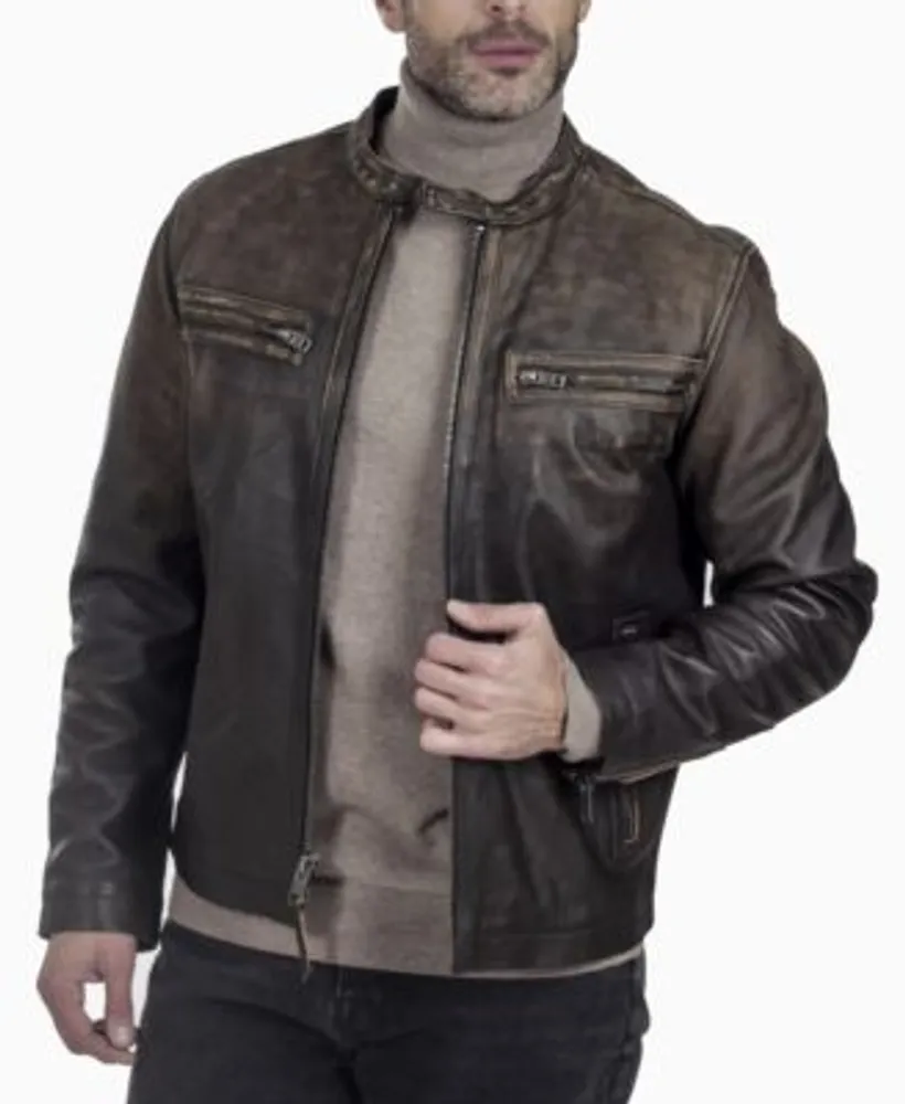 Members Only Men's Classic Iconic Racer Jacket (Slim Fit) - Macy's