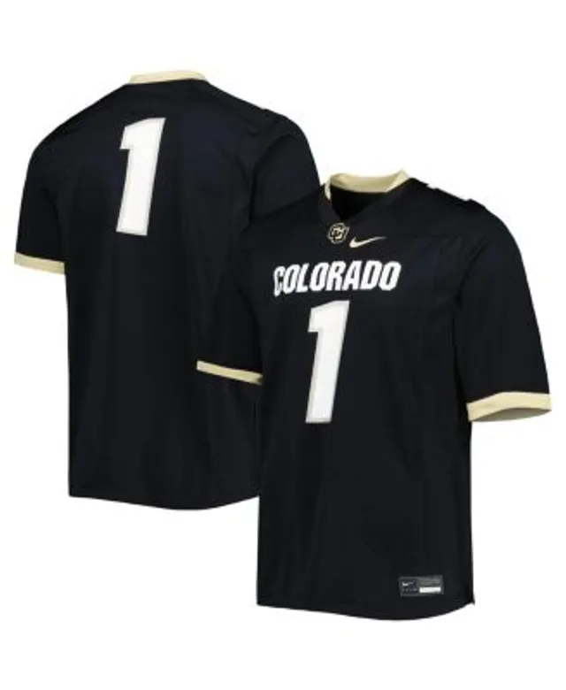 Youth Nike #1 Black Colorado Buffaloes Untouchable Replica