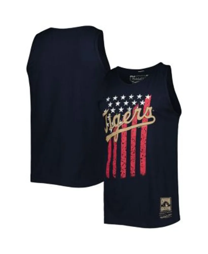 Mitchell & Ness Men's Navy Detroit Tigers Cooperstown Collection Stars and  Stripes Tank Top