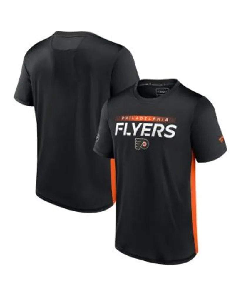 Fanatics Men's Branded Black, Orange Philadelphia Flyers Authentic