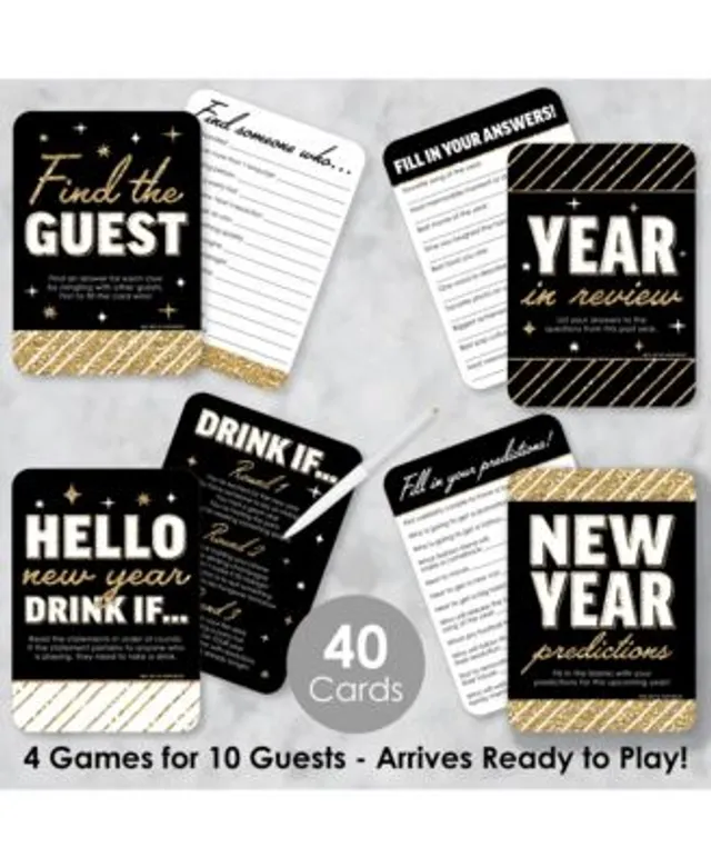 Big Dot Of Happiness Hello New Year - Nye Party Game Scratch Off