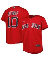 Youth Nike Trevor Story Gold Boston Red Sox City Connect Replica Player Jersey, S