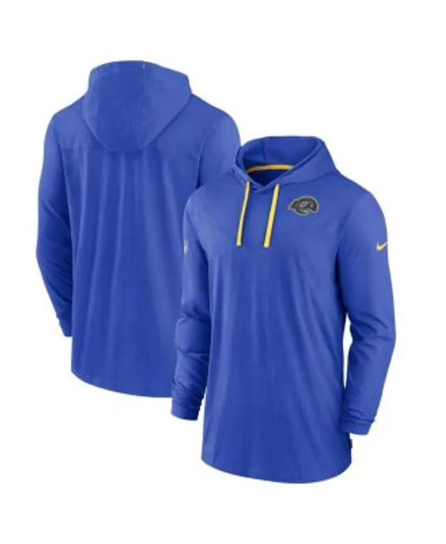 Buffalo Bills Nike Sideline Pop Performance Pullover Long Sleeve Hoodie T- Shirt - Royal