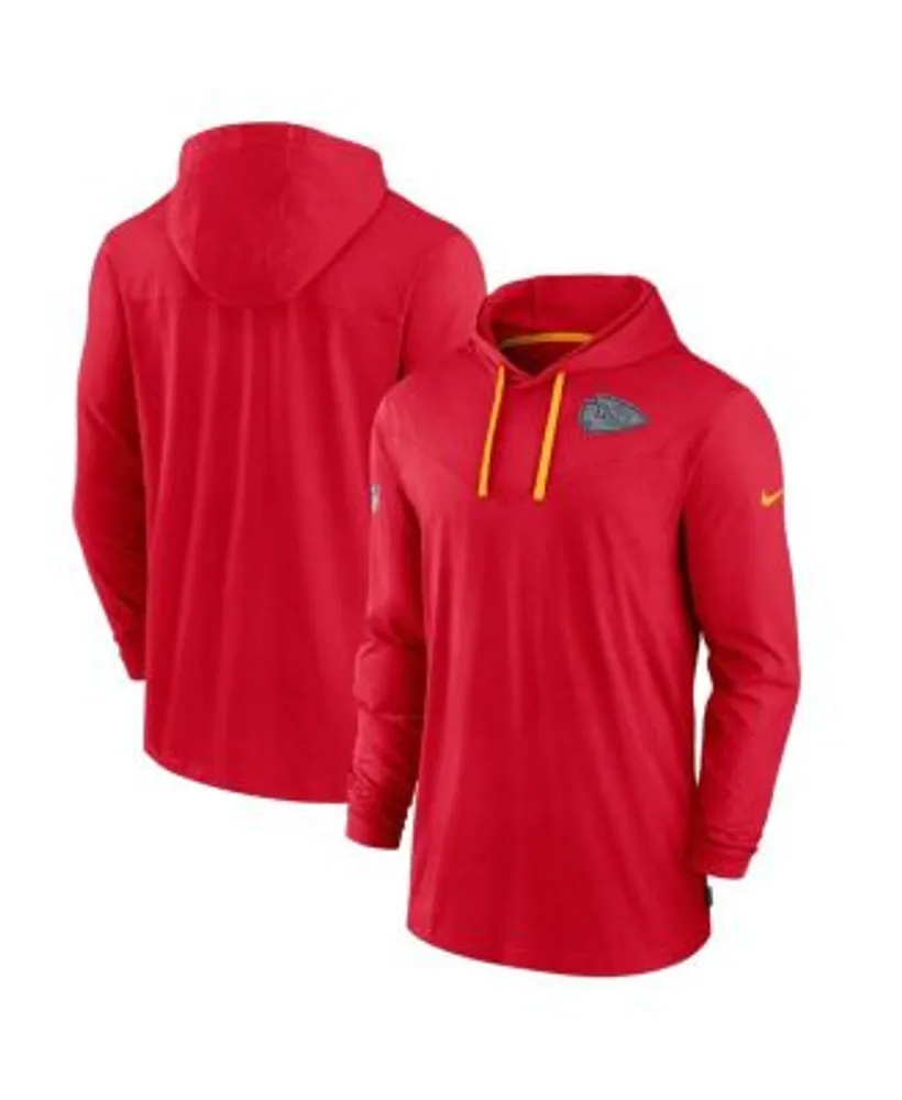 Nike Men's Red Kansas City Chiefs Sideline Pop Performance Pullover Long  Sleeve Hoodie T-shirt