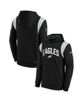 Nike Men's Philadelphia Eagles Sideline Club Pewter Grey Pullover Hoodie