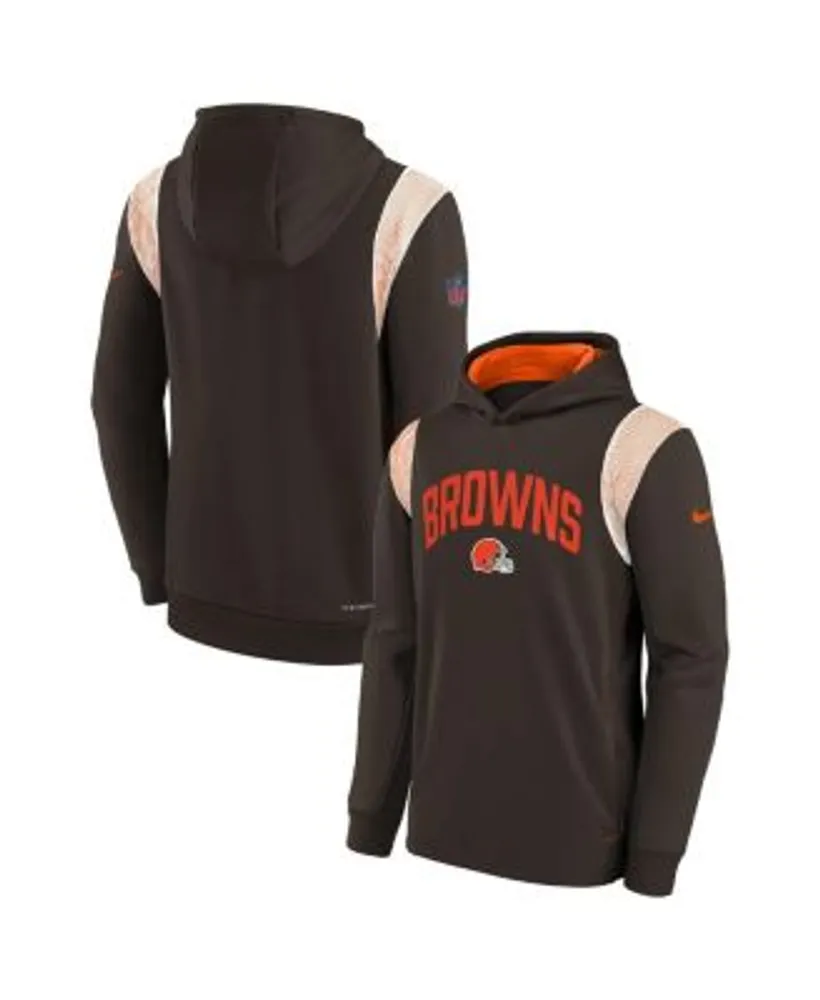 Nike Men's Cleveland Browns Historic Brown Pullover Hoodie