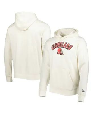 Men's Nike Gray Cleveland Browns Sideline Athletic Stack Performance Pullover Hoodie Size: Small