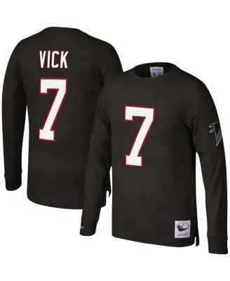Men's Mitchell & Ness Michael Vick White Atlanta Falcons 2001 Authentic  Retired Player Jersey