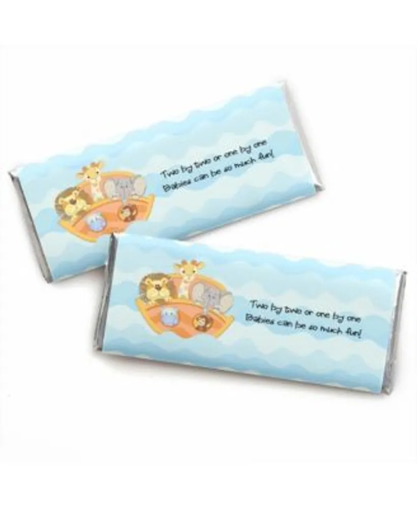 Honey Bee - Mini Candy Bar Wrapper Stickers - Baby Shower or Birthday Party Small Favors - 40 Count