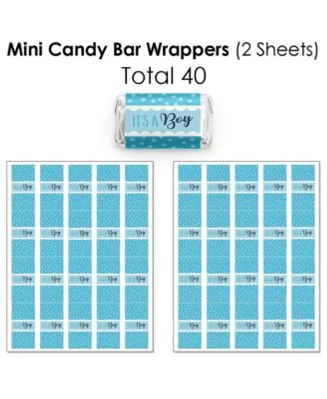 12ct It's a Boy Candy Baby Shower Party Favors Organza Bags with Milk  Chocolate Kisses (12 Pack)