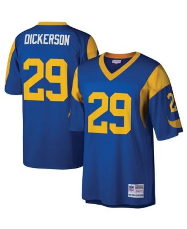 Men's Mitchell & Ness Eric Dickerson Royal/Gold Los Angeles Rams 1984 Split  Legacy Replica Jersey