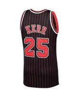 Men's Mitchell & Ness Steve Kerr Black Chicago Bulls 1995-96 Hardwood Classics Swingman Player Jersey