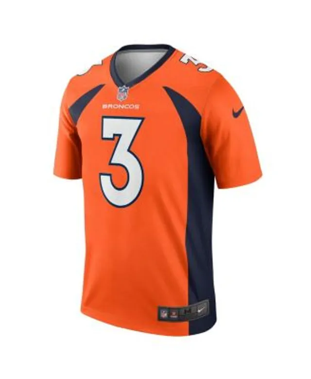 Men's Nike Russell Wilson Orange Denver Broncos Alternate Legend