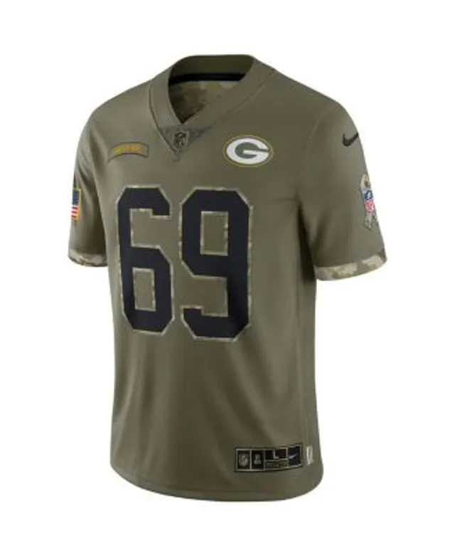 Nike Men's David Bakhtiari Olive Green Bay Packers 2022 Salute To Service  Limited Jersey