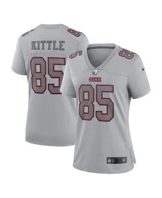 Youth Nike George Kittle Gray San Francisco 49ers Atmosphere Game Jersey