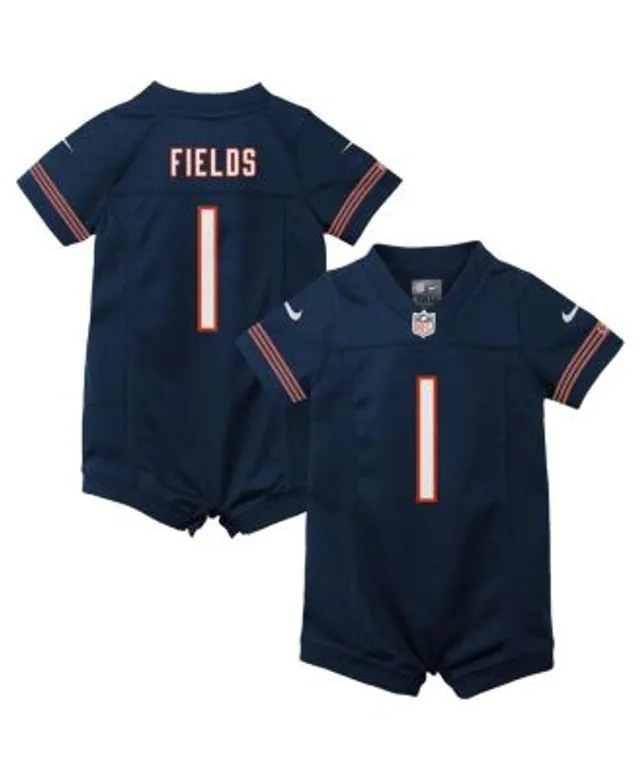 Mac Jones New England Patriots Nike Newborn & Infant Game Romper Jersey -  Navy