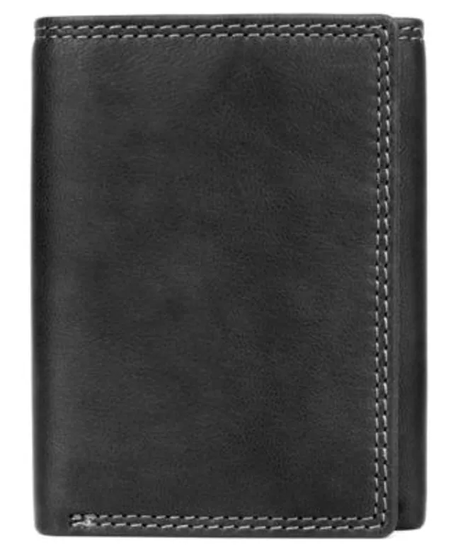 GUESS Men's Leather Bifold Wallet - Macy's