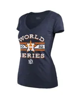 Women's Majestic Threads Black Houston Astros 2022 World Series