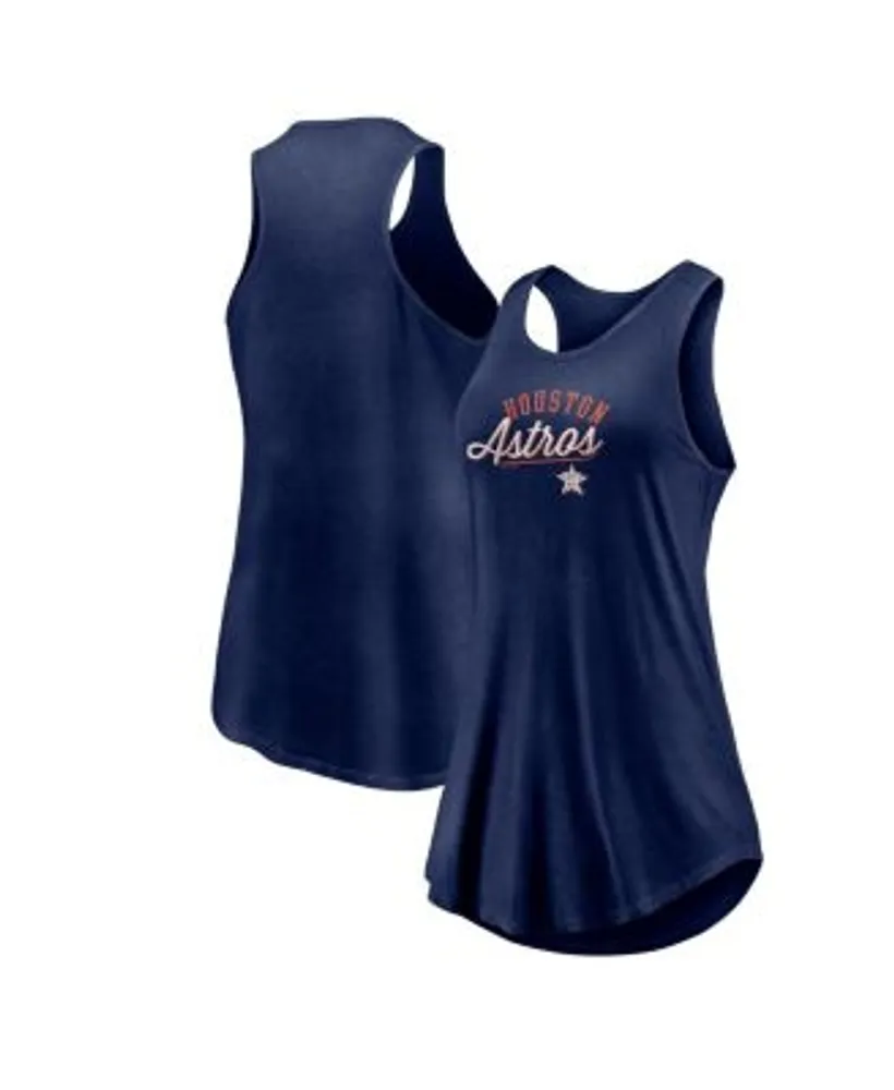 Women's Fanatics Branded White/Navy Houston Astros Plus Size