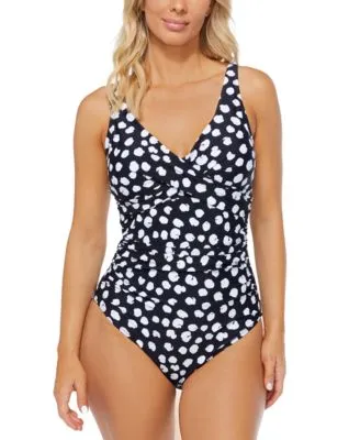 Women's Monterey Printed Convertible One-Piece Swimsuit, Created for Macy's