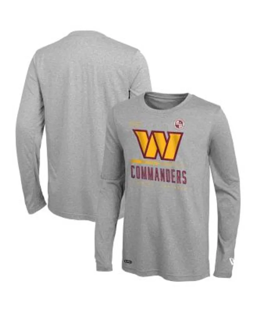 Men's New Era Black Washington Commanders Long Sleeve T-Shirt