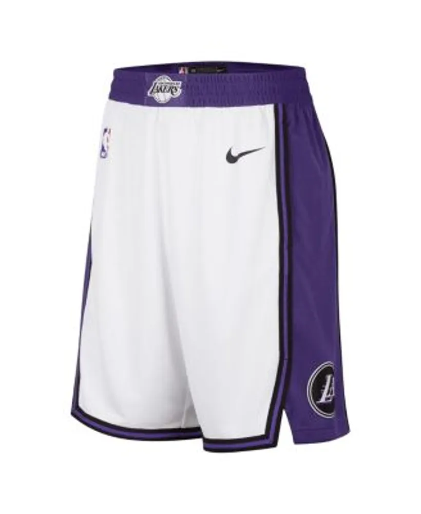 Nike Youth 2022-23 City Edition Los Angeles Lakers White Essential