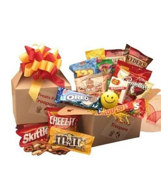 Treats For Troopers Snack Package - Get well soon gift or thinking of you gift - 1 Basket